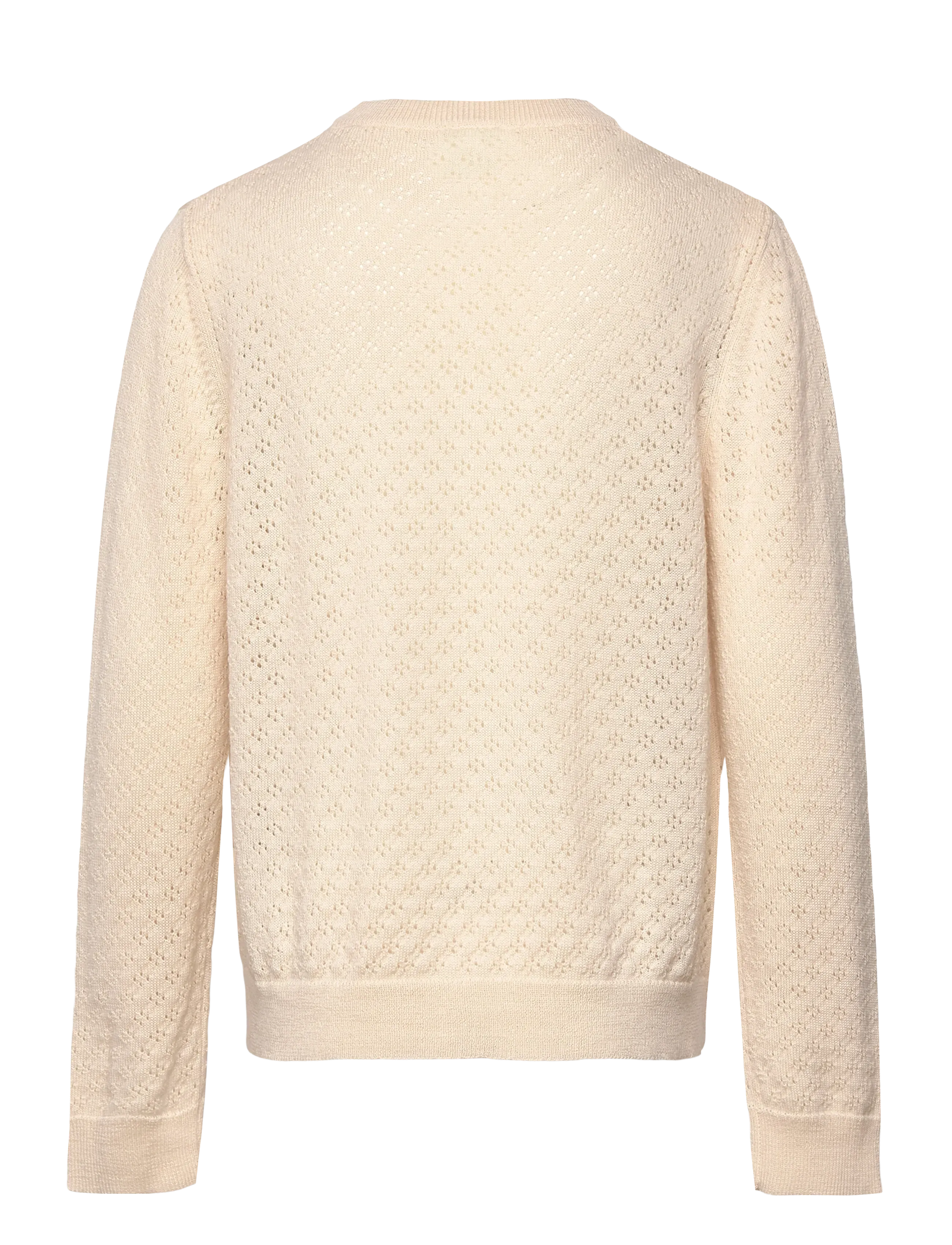 FUB - Pointelle Cardigan - cardigans - ecru - 1