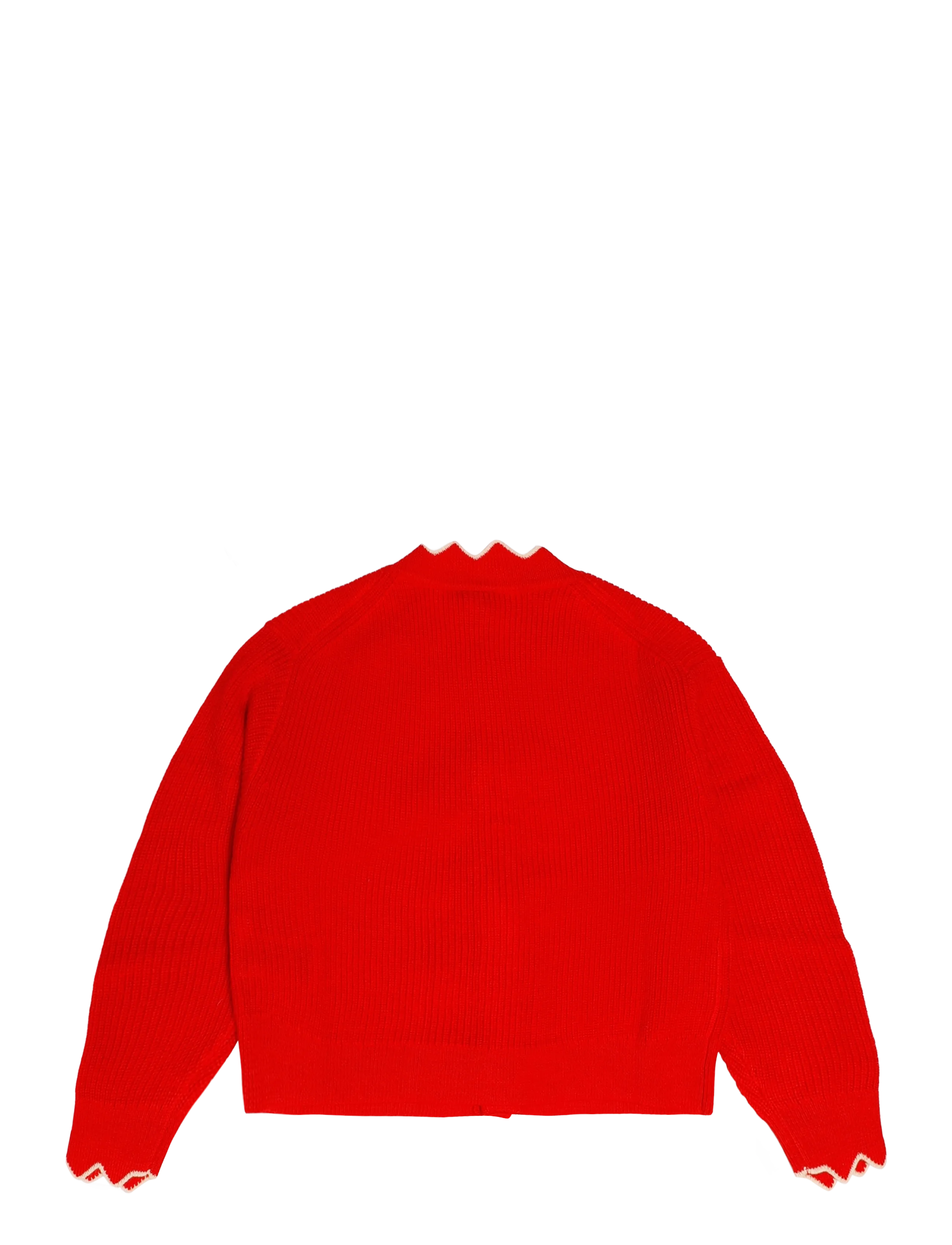FUB - Rib Cardigan - koftor - classic red - 1