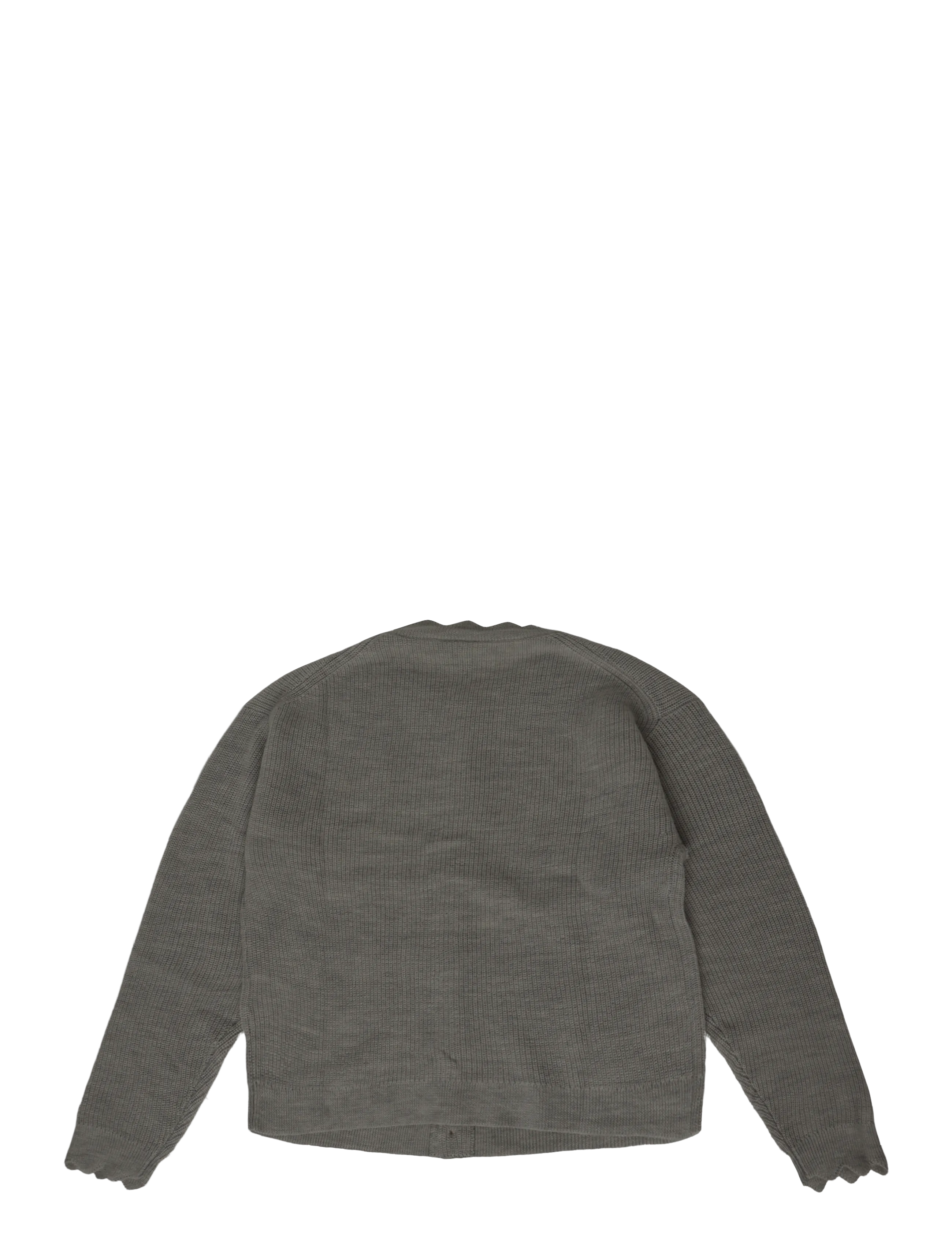 FUB - Rib Cardigan - kardigani - light grey melange - 1