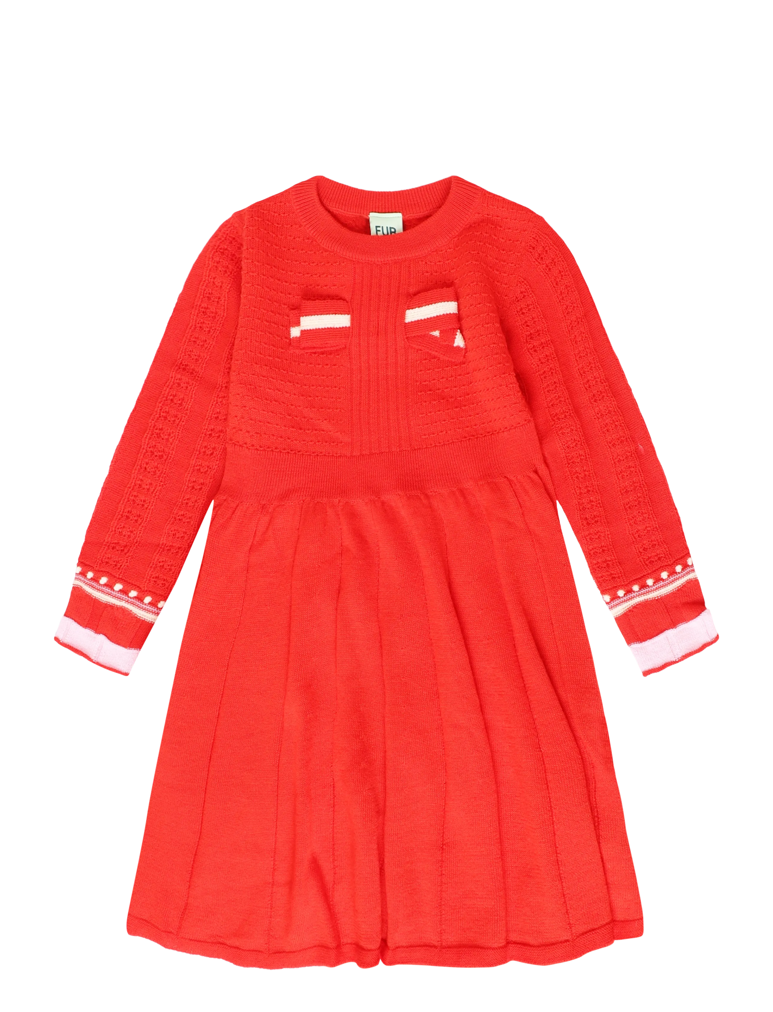 FUB Bow Dress - Freizeitkleider - CLASSIC RED / red