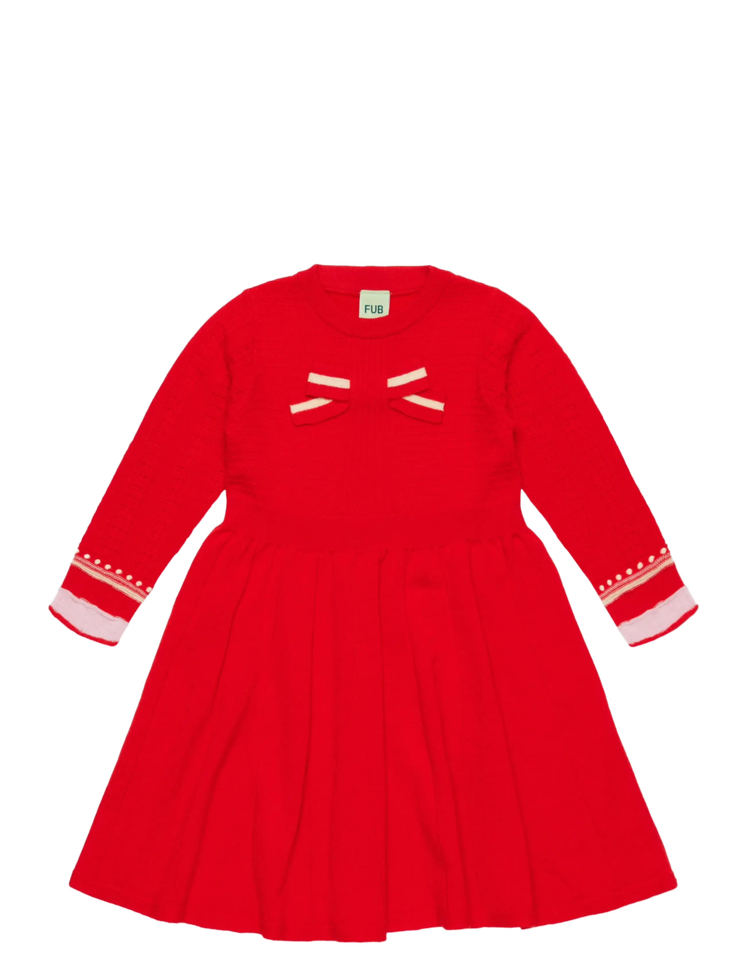 FUB Bow Dress - Kjoler - CLASSIC RED / red
