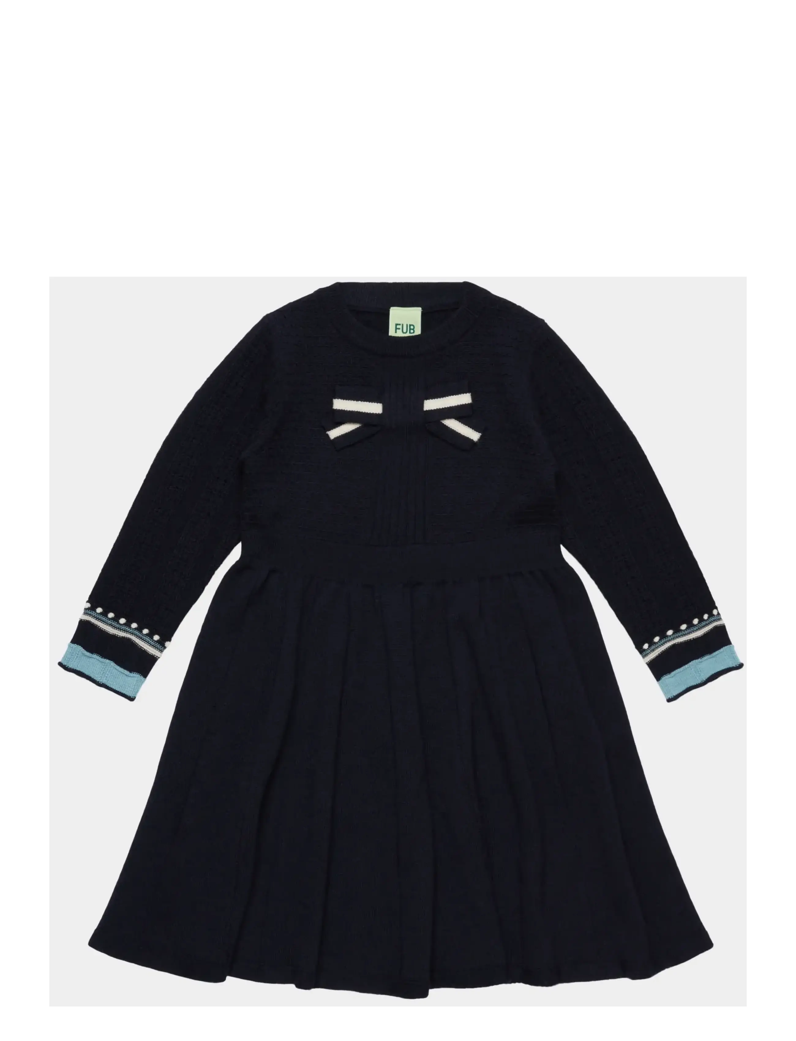 FUB Bow Dress - Winter Collection - DARK NAVY / navy