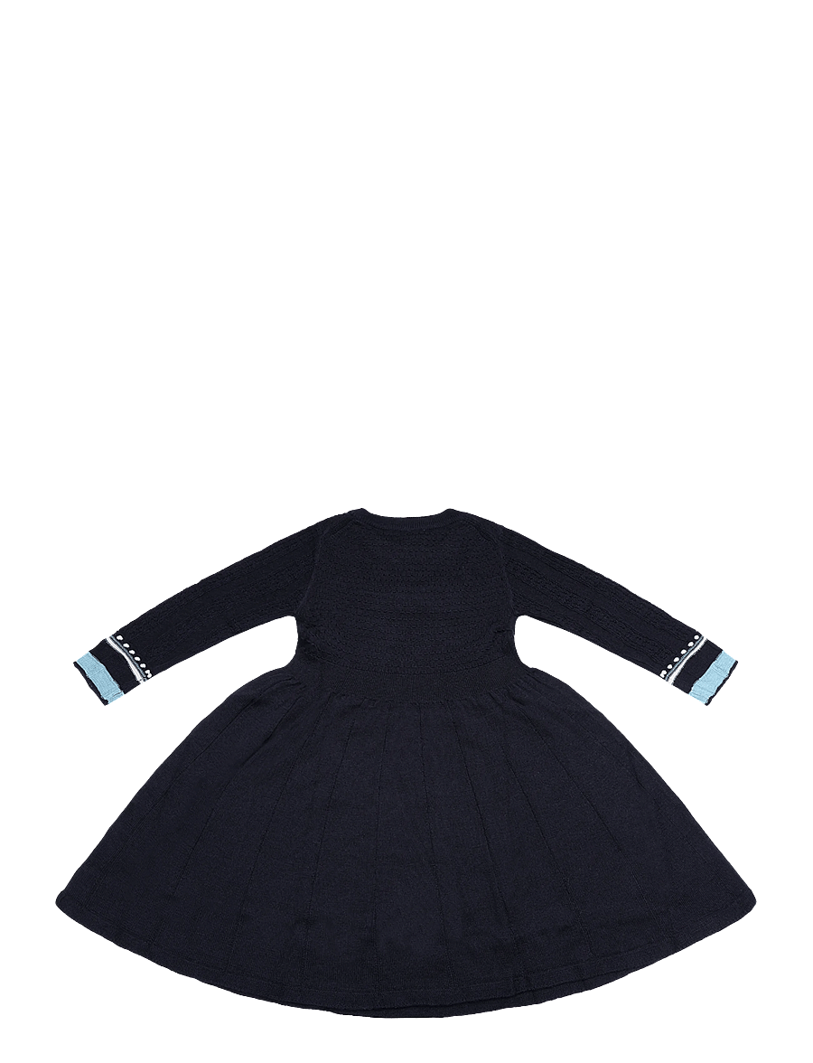 FUB - Bow Dress - sukienki codzienne z długim rękawem - dark navy - 1