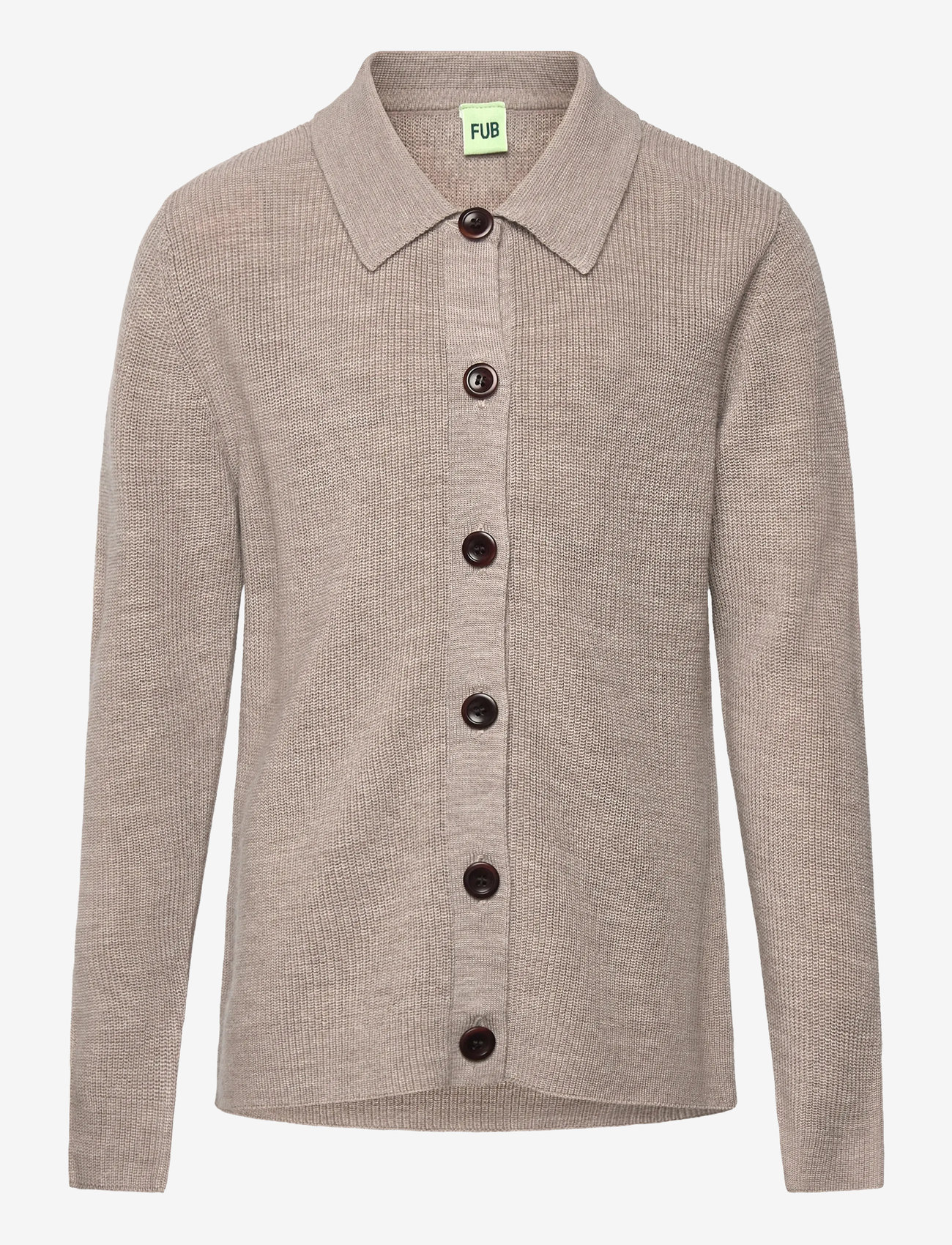 FUB - Cardigan - cardigans - oat melange - 0