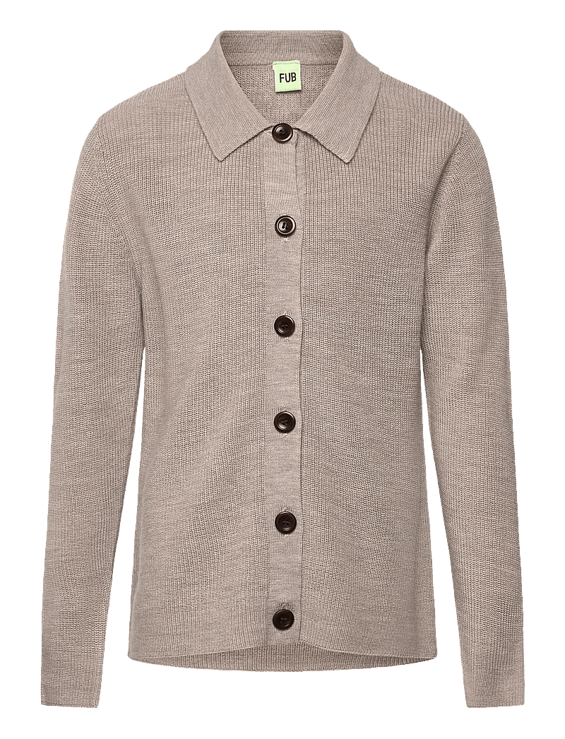 FUB - Cardigan - kardiganid - oat melange - 0