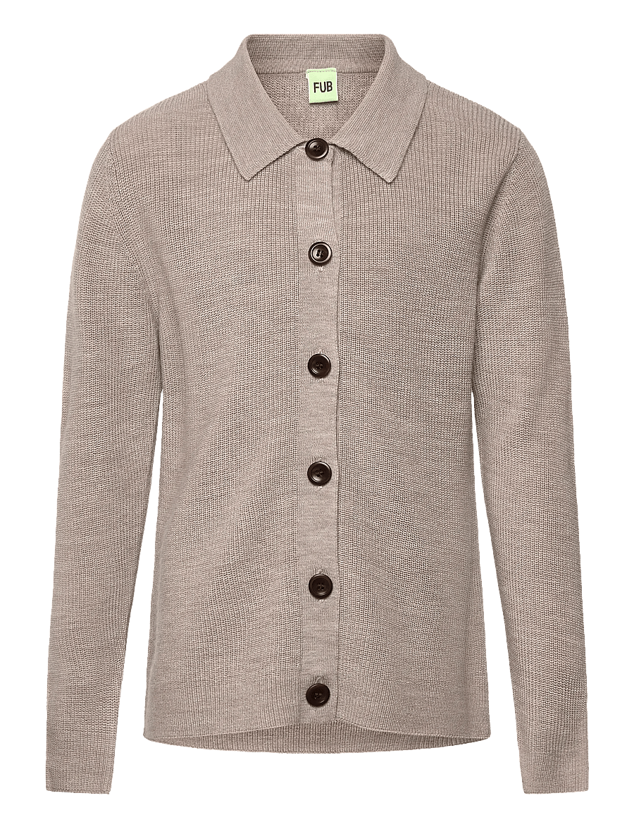 FUB - Cardigan - kardiganid - oat melange - 0