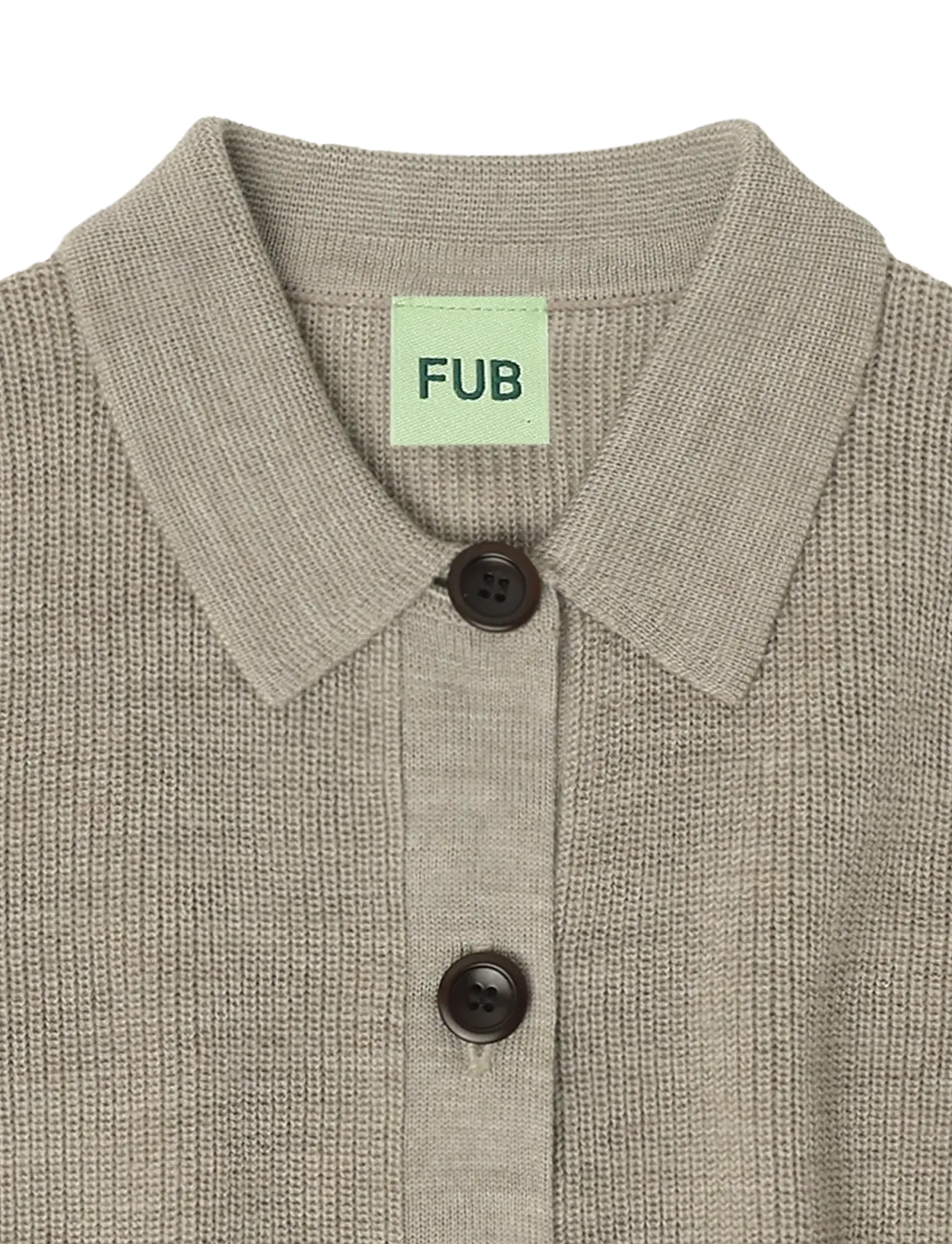 FUB - Cardigan - cardigans - oat melange - 2