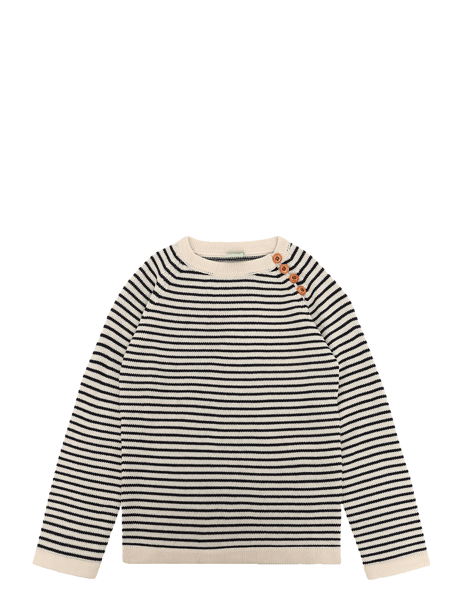 FUB - Sweater - trøjer - ecru/dark navy - 0