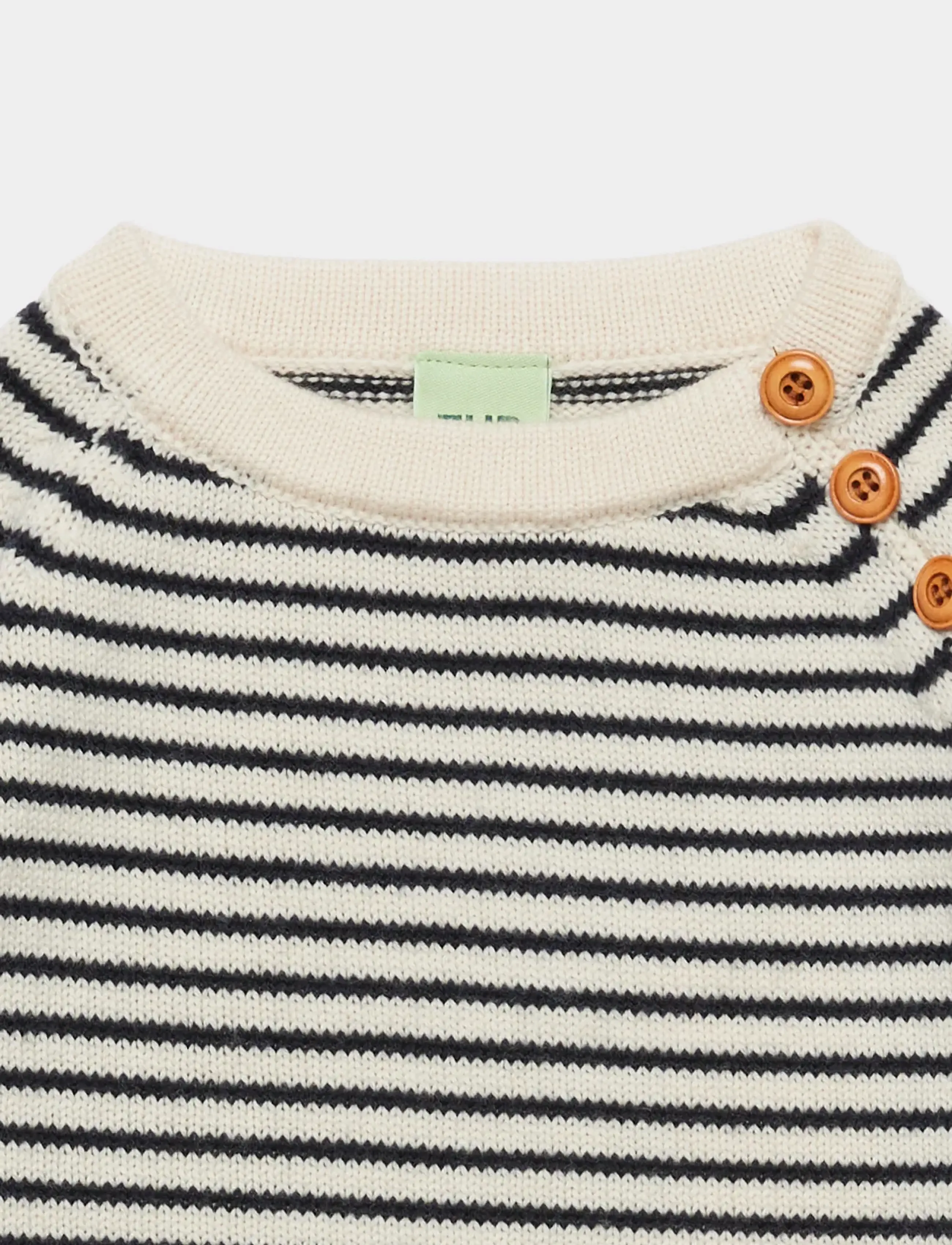 FUB - Sweater - pullover - ecru/dark navy - 1