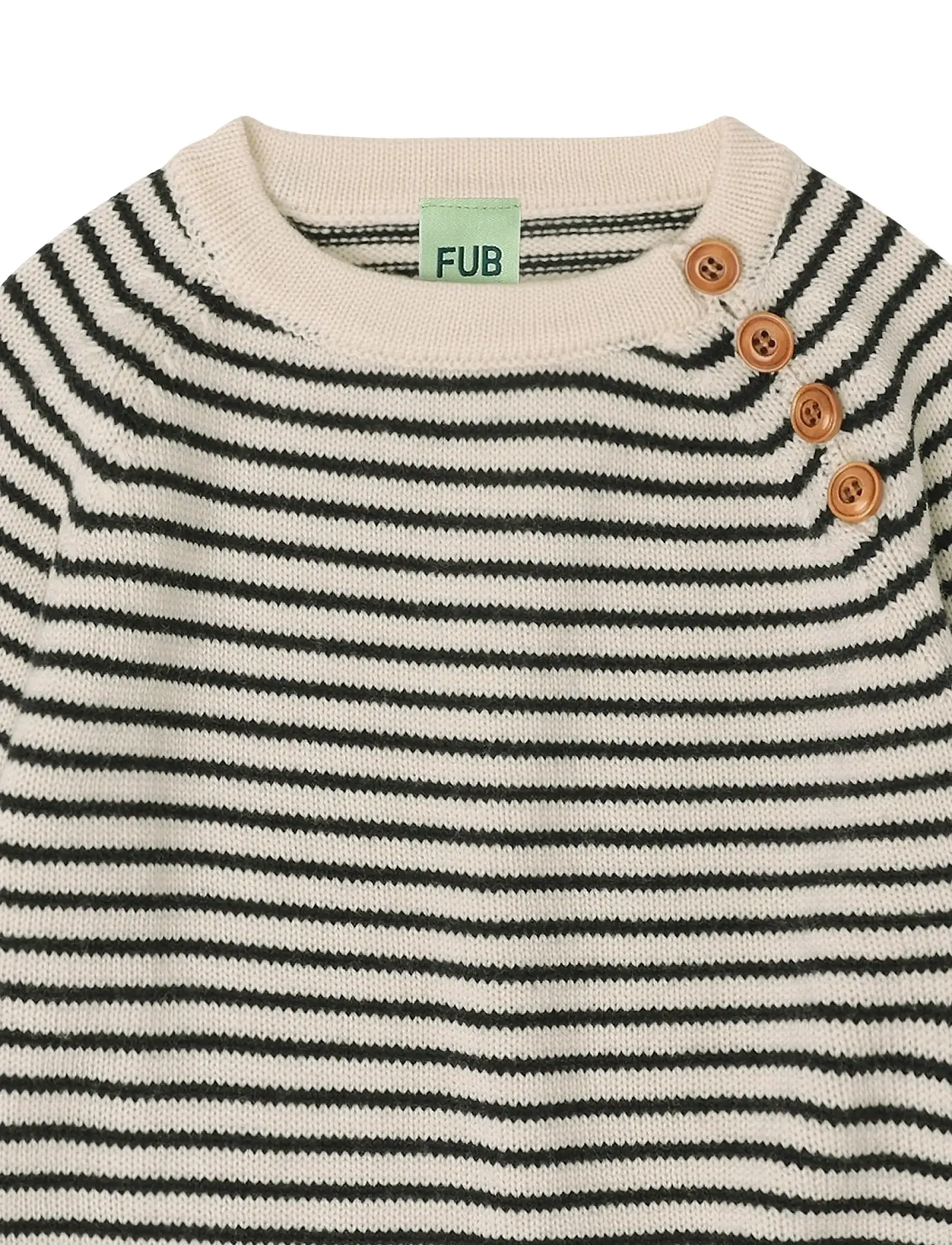 FUB - Sweater - džemprid - ecru/dark navy - 2