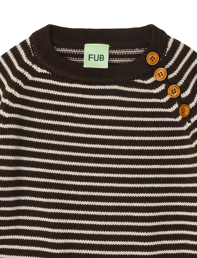 FUB - Sweater - pullover - mocca/ecru - 2