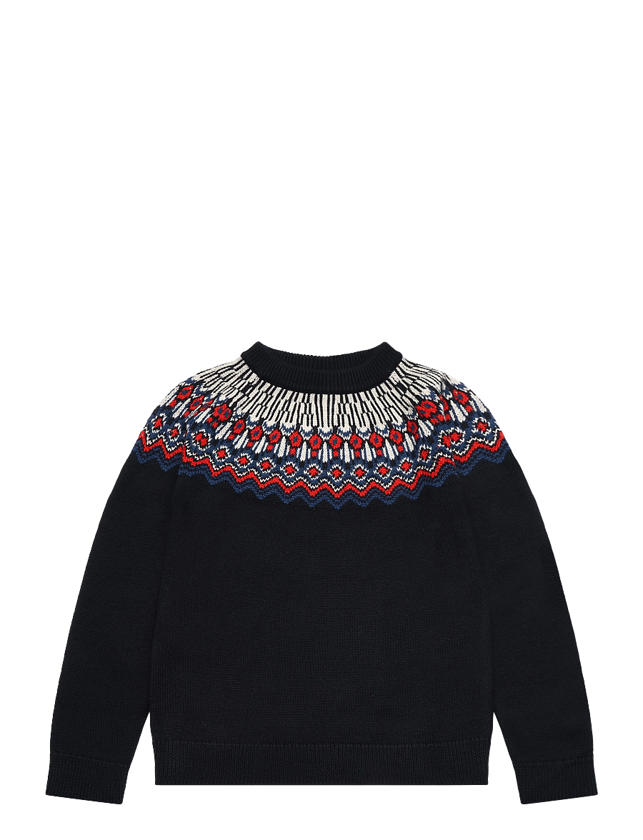 FUB - Fair Isle Sweater - pullover - dark navy - 0