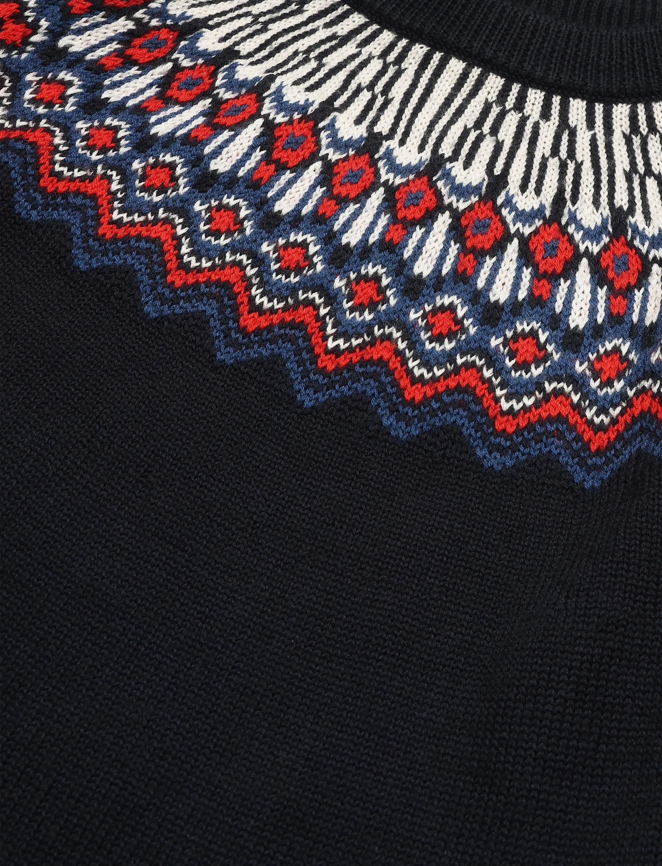 FUB - Fair Isle Sweater - pullover - dark navy - 2