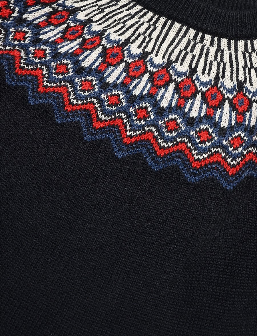 FUB - Fair Isle Sweater - pullover - dark navy - 2