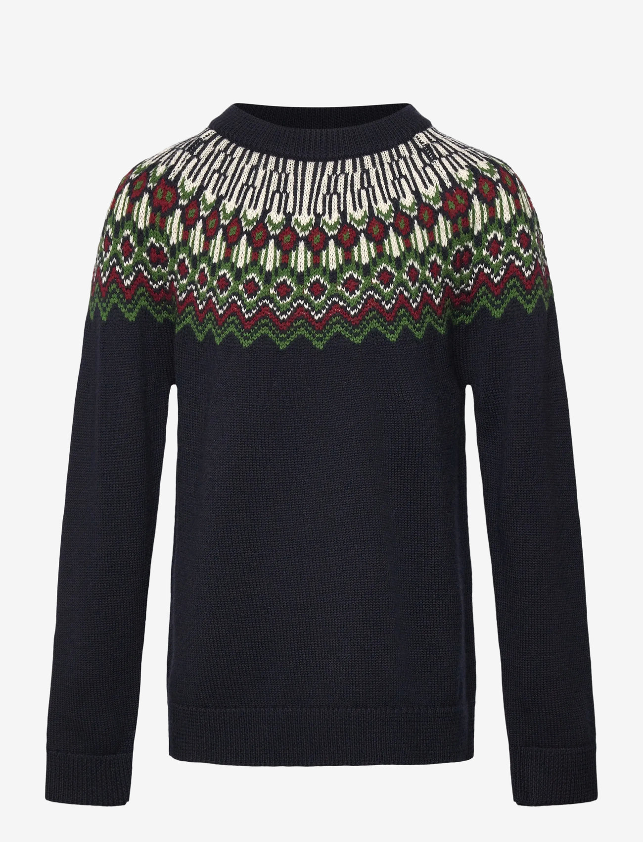 FUB - Fair Isle Sweater - trøjer - dark navy - 0