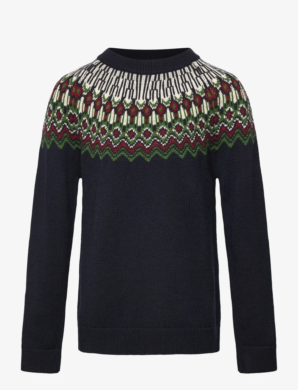 FUB - Fair Isle Sweater - jumpers - dark navy - 0