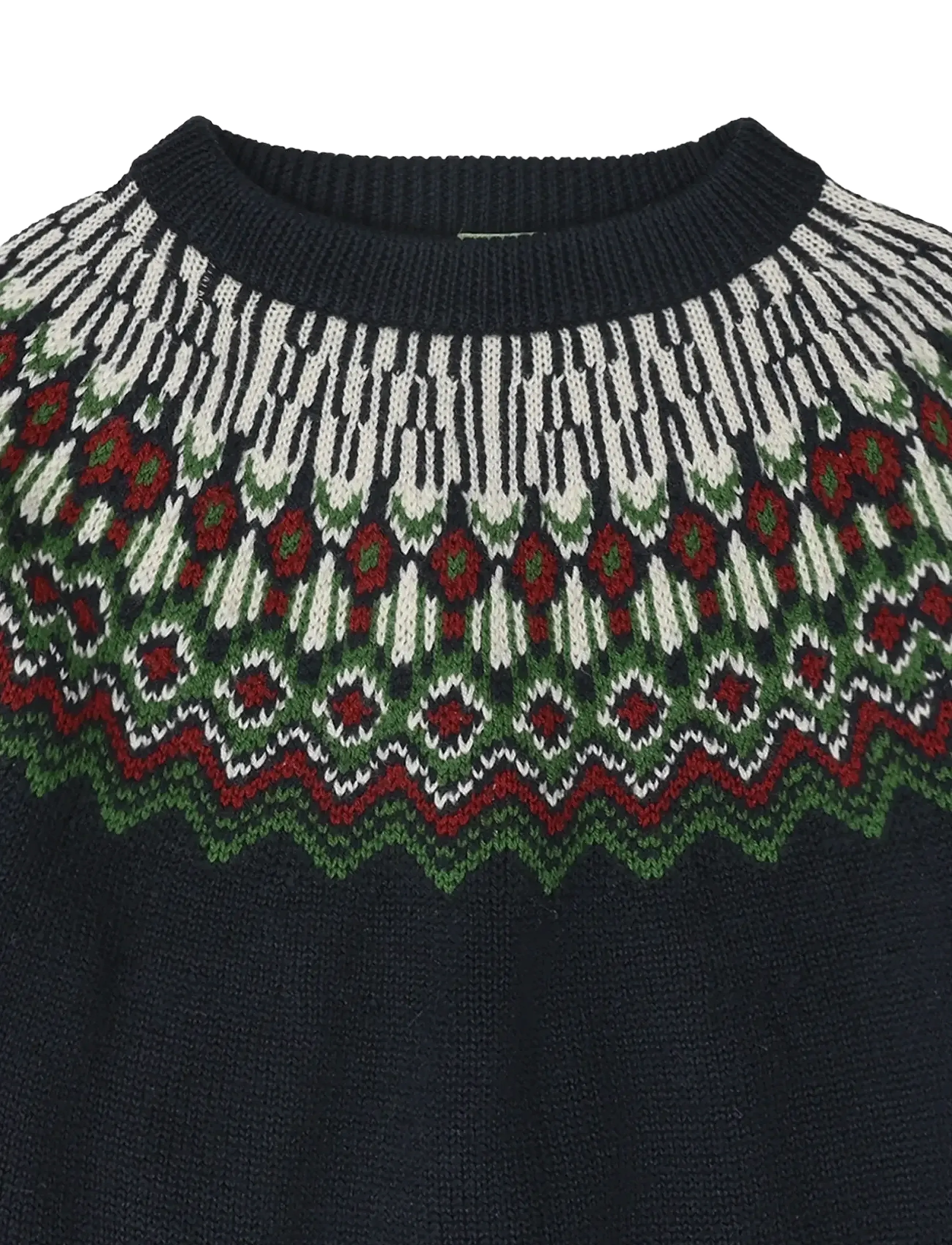FUB - Fair Isle Sweater - adījumi - dark navy - 2