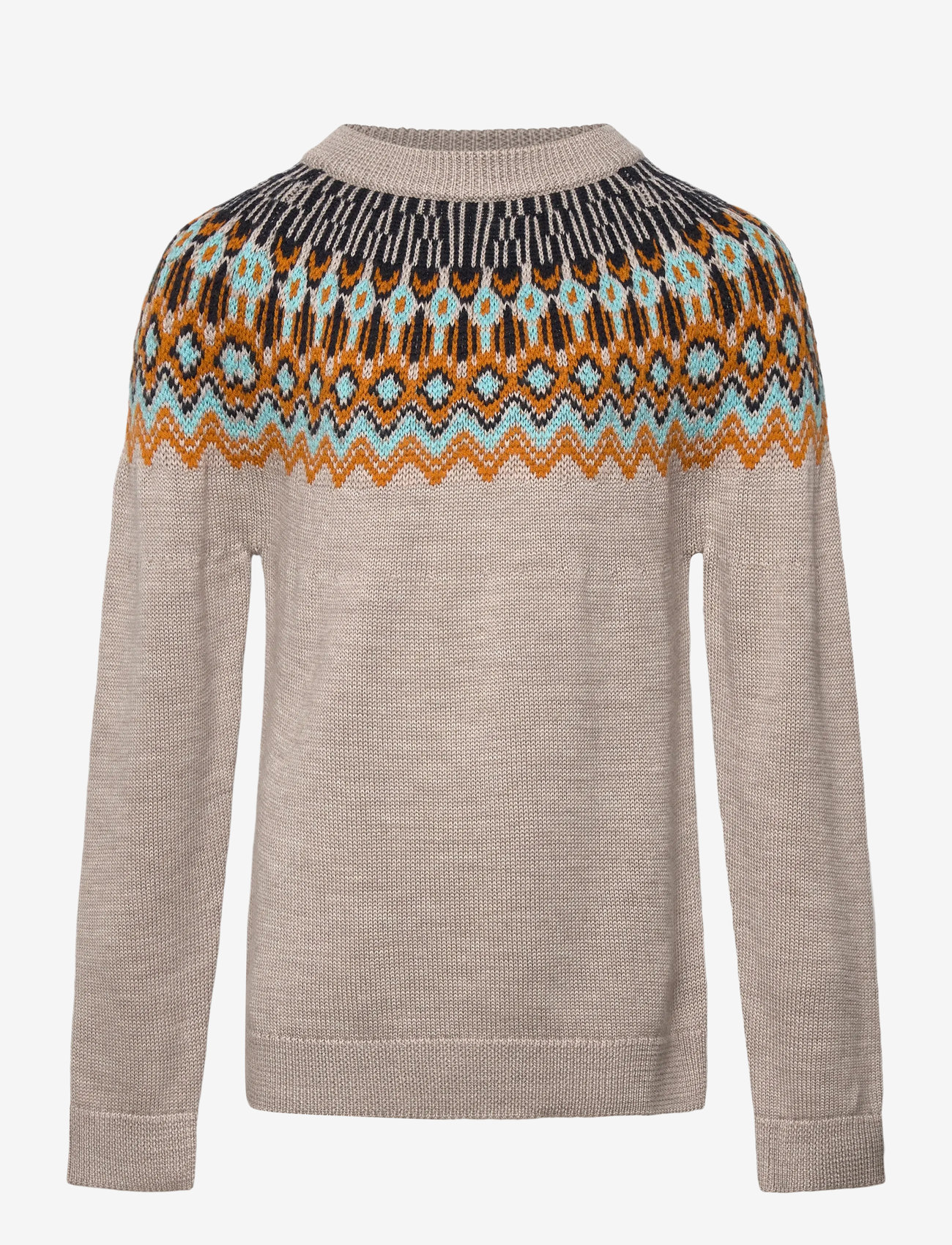 FUB - Fair Isle Sweater - sügisesed riided - oat melange - 0