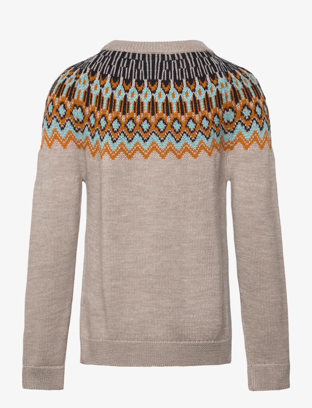 FUB - Fair Isle Sweater - trøjer - oat melange - 1