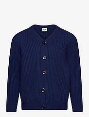 FUB - Lambswool Cardigan - cardigans - royal blue - 0