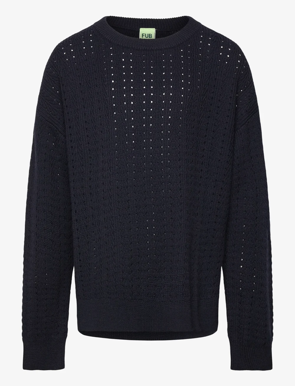 FUB - Structure Sweater - džemprid - dark navy - 0