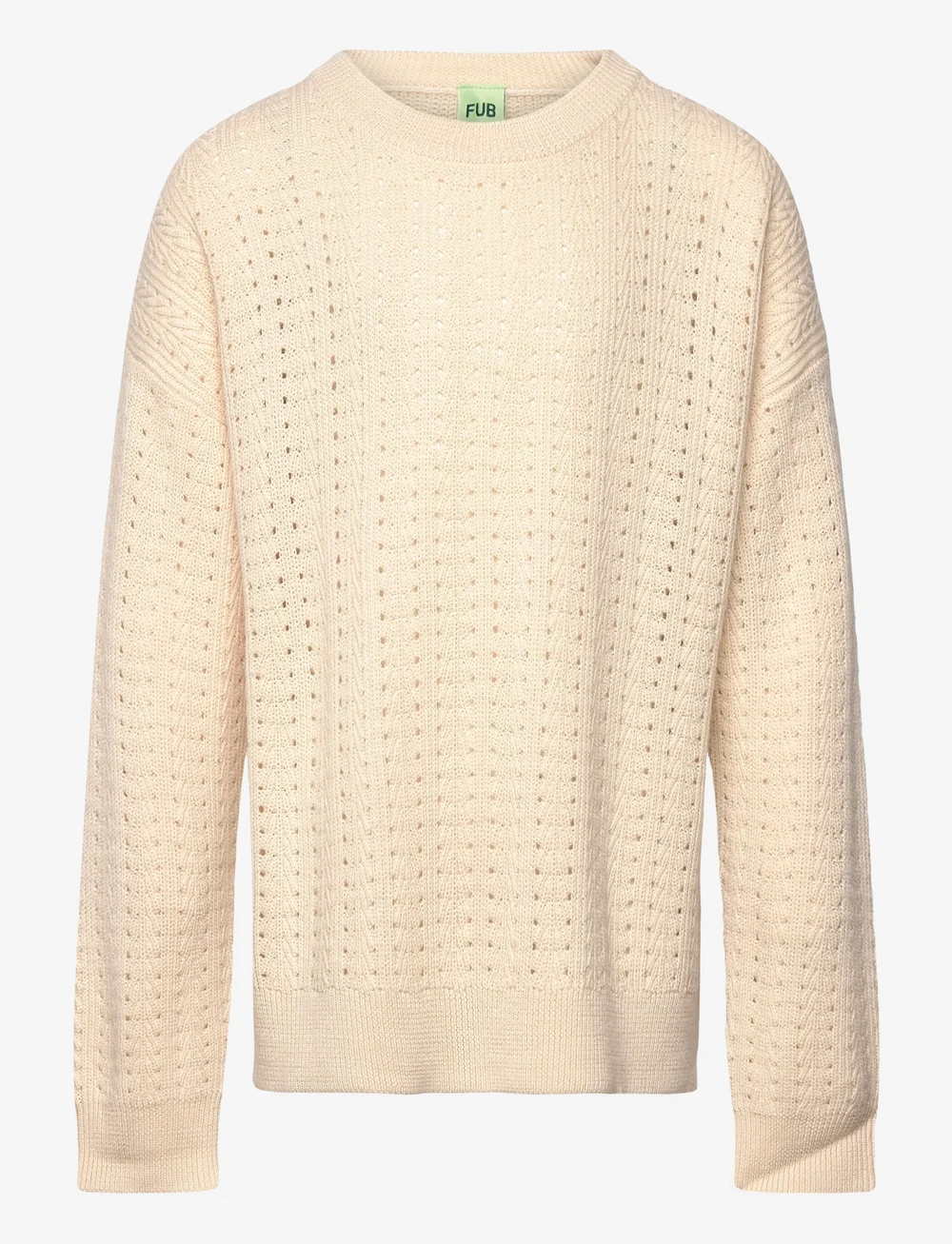 FUB - Structure Sweater - pullover - ecru - 0