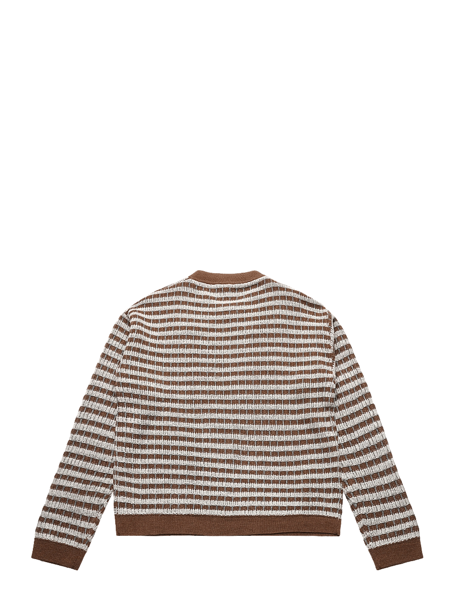 FUB - Multi Sweater - trøjer - hazel melange/ light grey melange/steel - 1