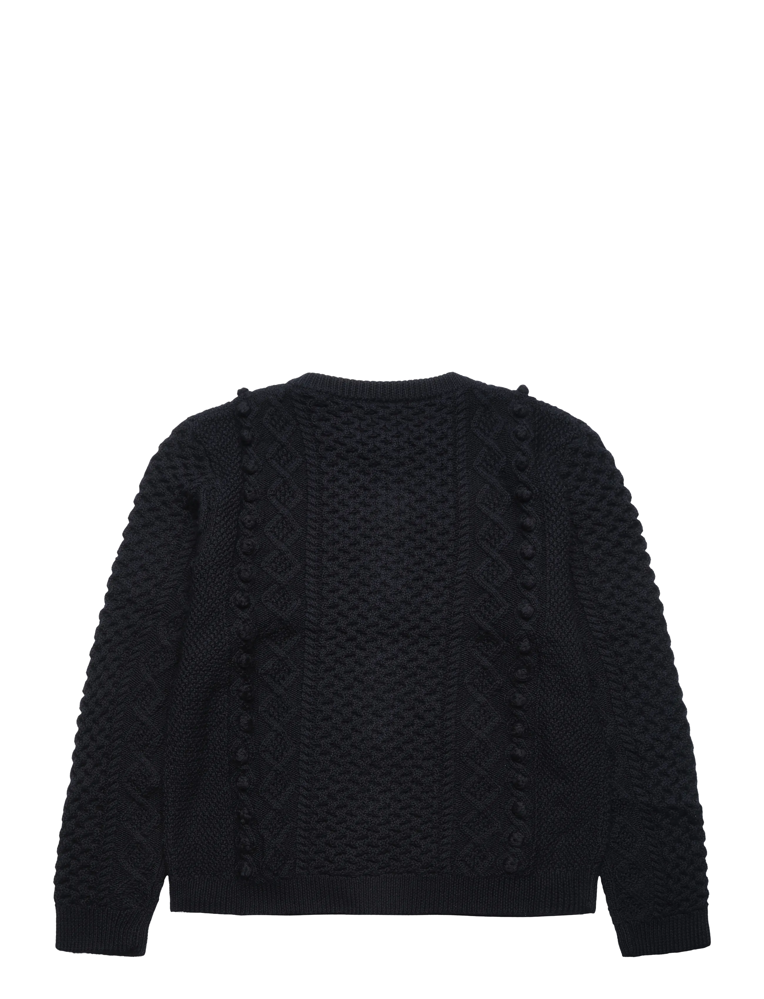 FUB - Aran Cardigan - hnepptar peysur - dark navy - 1