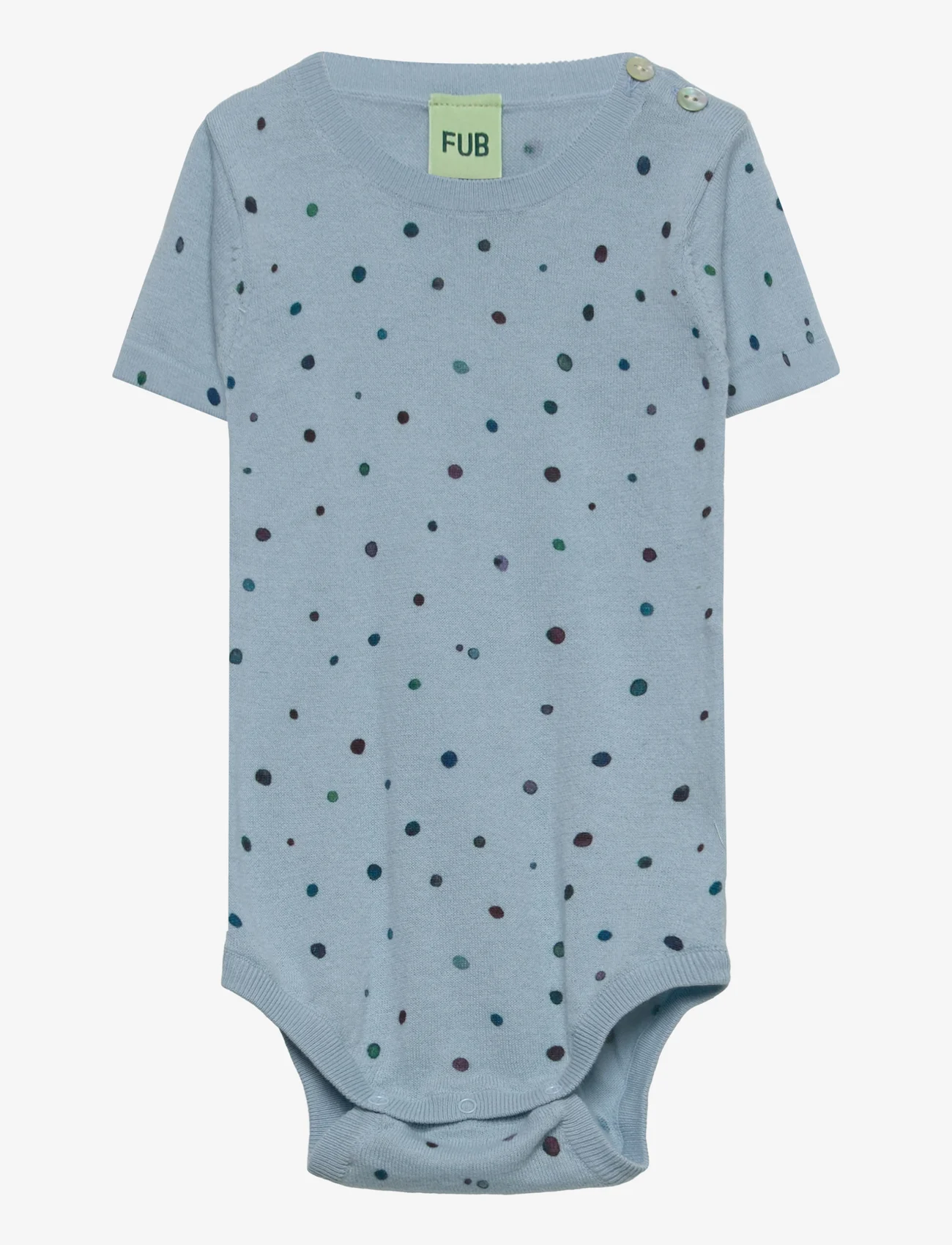 FUB - Baby Printed Body - gode sommertilbud - glacier/dot - 0