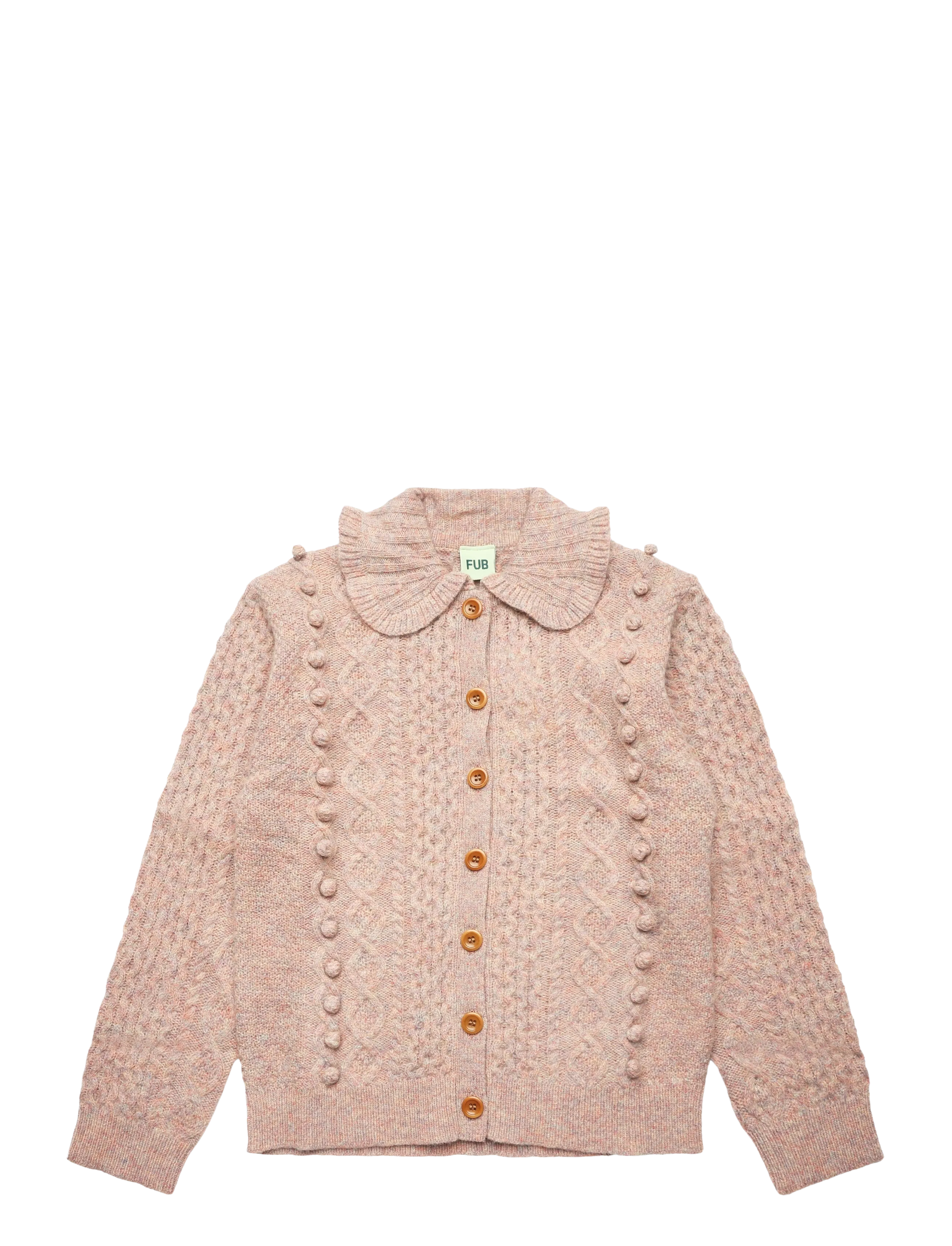 FUB Lambswool Aran Cardigan - Riided - TIVOLI / beige