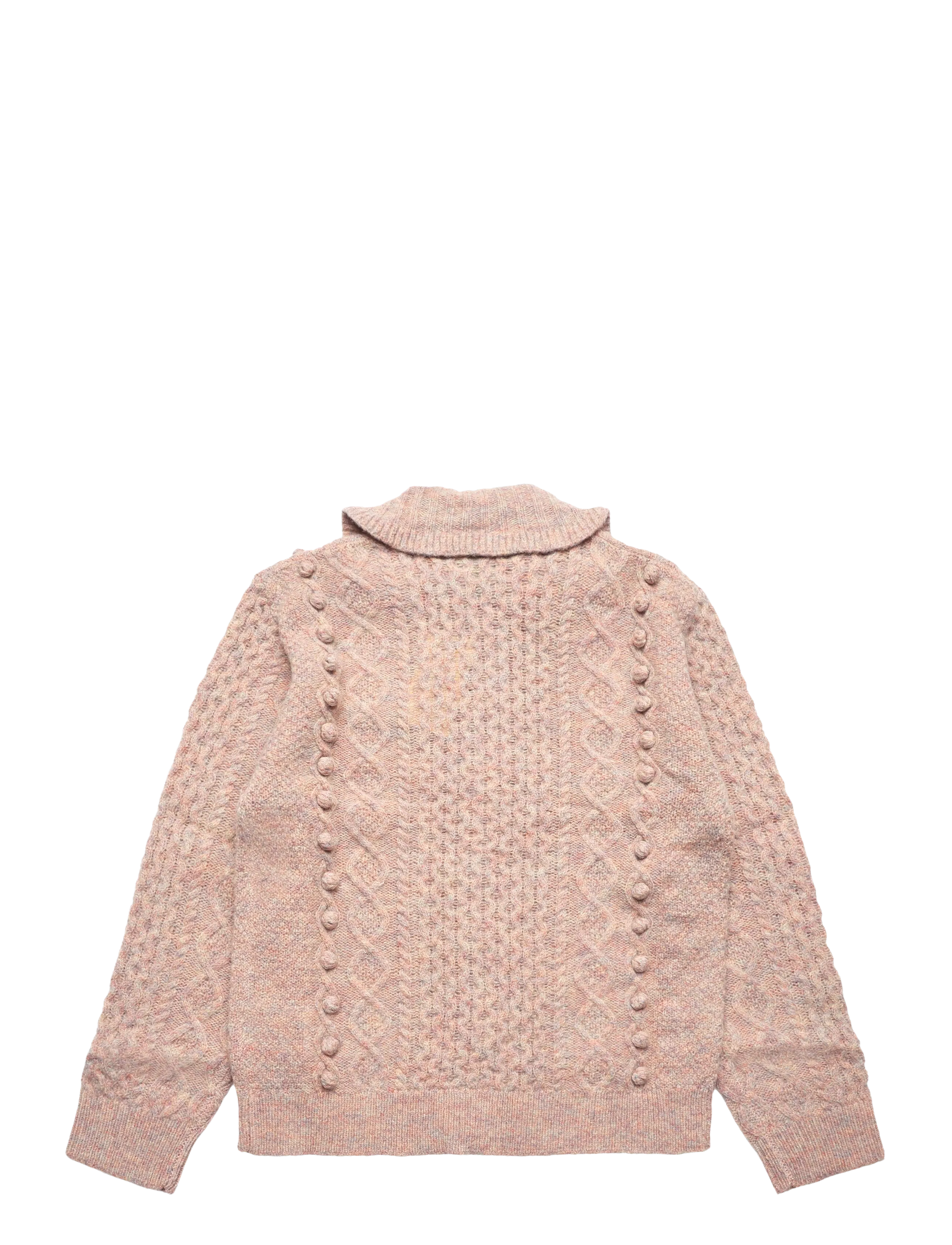 FUB - Lambswool Aran Cardigan - kardiganid - tivoli - 1