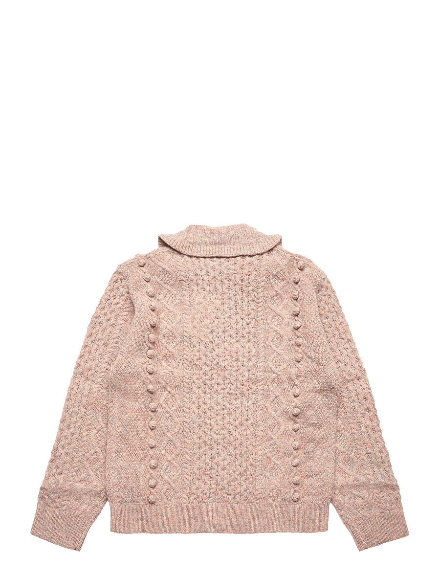 FUB - Lambswool Aran Cardigan - kardiganid - tivoli - 1