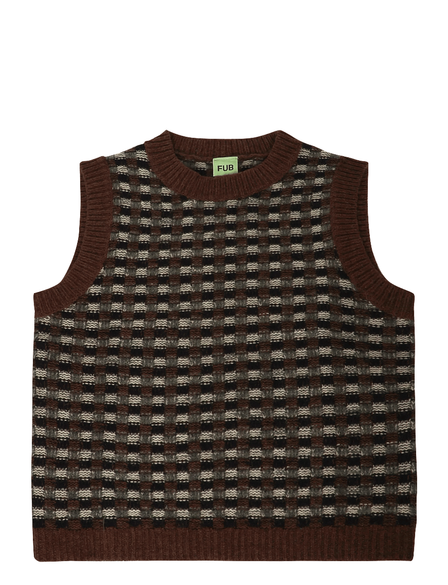 FUB - Lambswool Vest - westen - hazel melange - 0