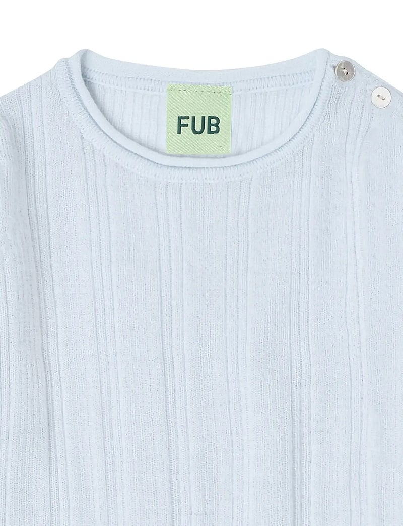 FUB - Baby Rib Body - pikkade varrukatega bodid - baby blue - 2