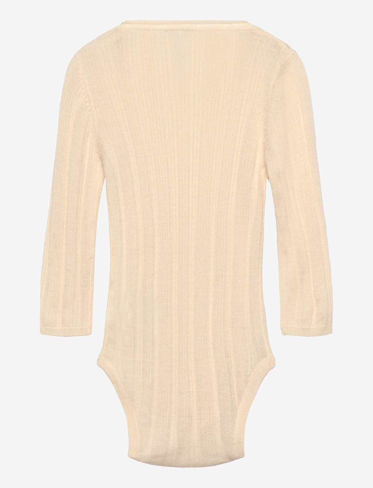 FUB - Baby Rib Body - langærmede bodyer - ecru - 1