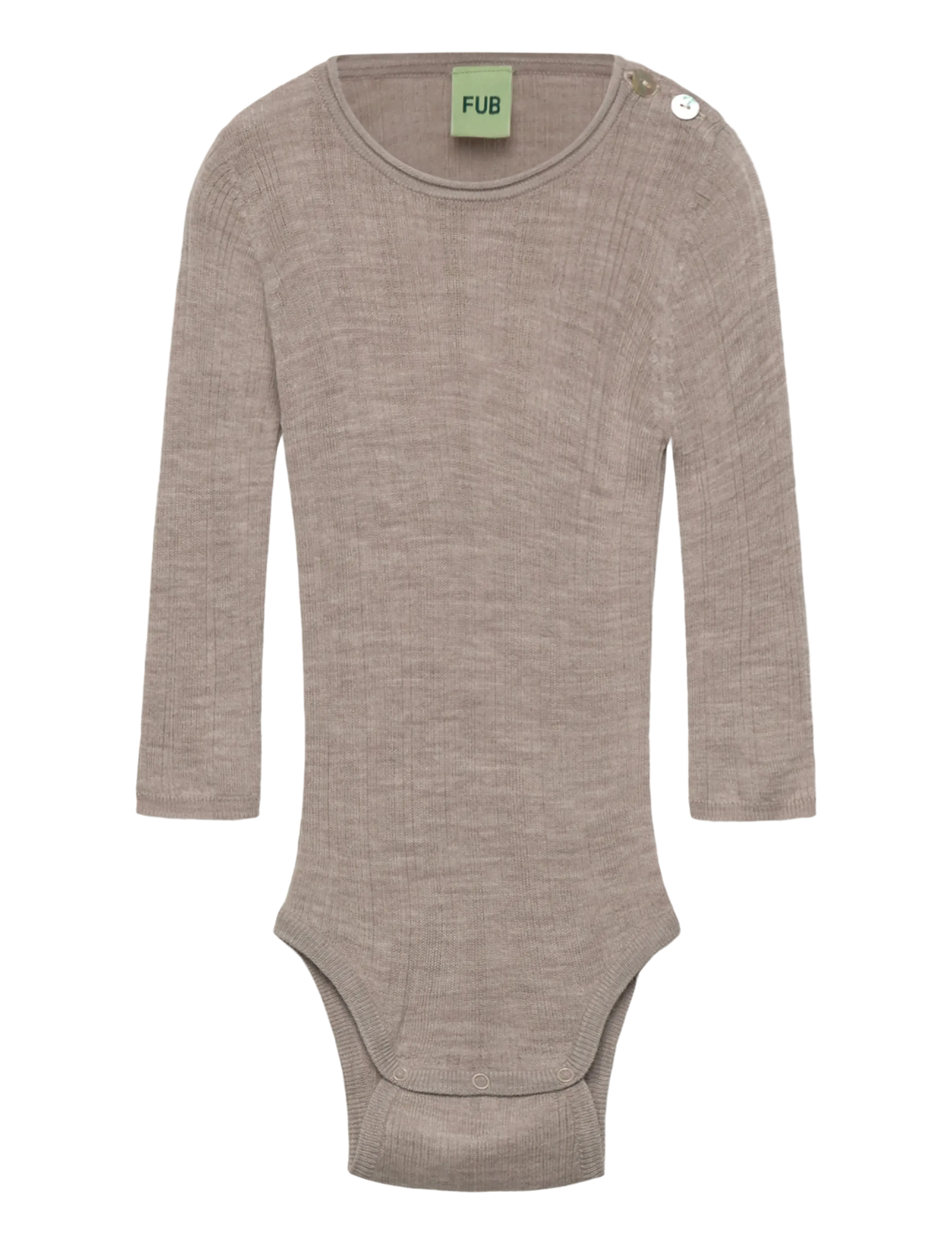 FUB Baby Rib Body - Kleidung - OAT MELANGE / beige