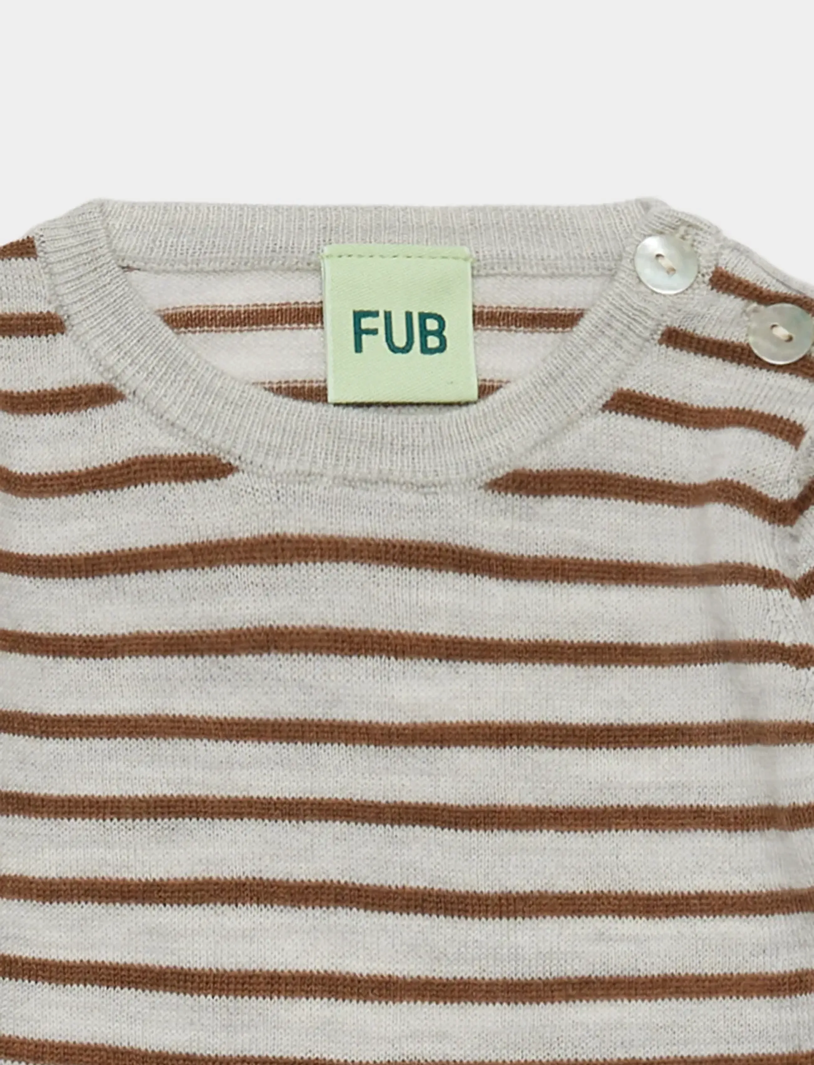 FUB - Baby Body - beebi alusriided - light grey melange/hazel melange - 1