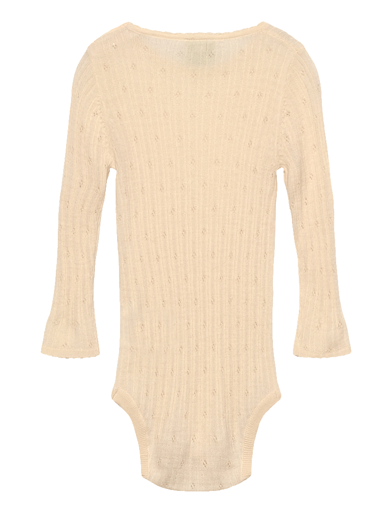 FUB - Baby Pointelle Body - pikkade varrukatega bodid - ecru - 1