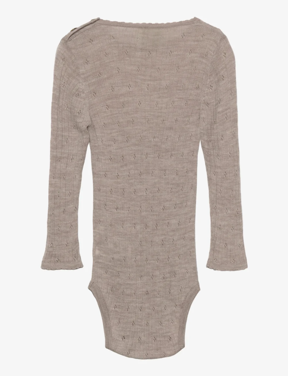 FUB - Baby Pointelle Body - langärmelige bodys - oat melange - 1