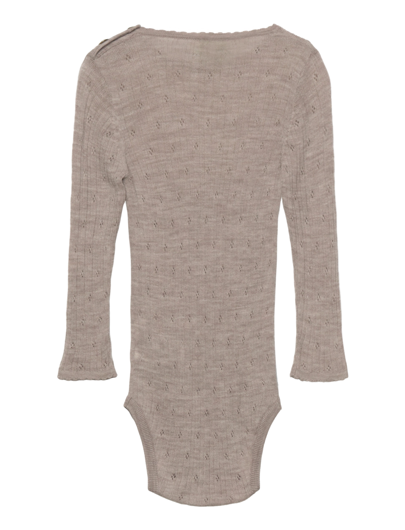 FUB - Baby Pointelle Body - oat melange - 1