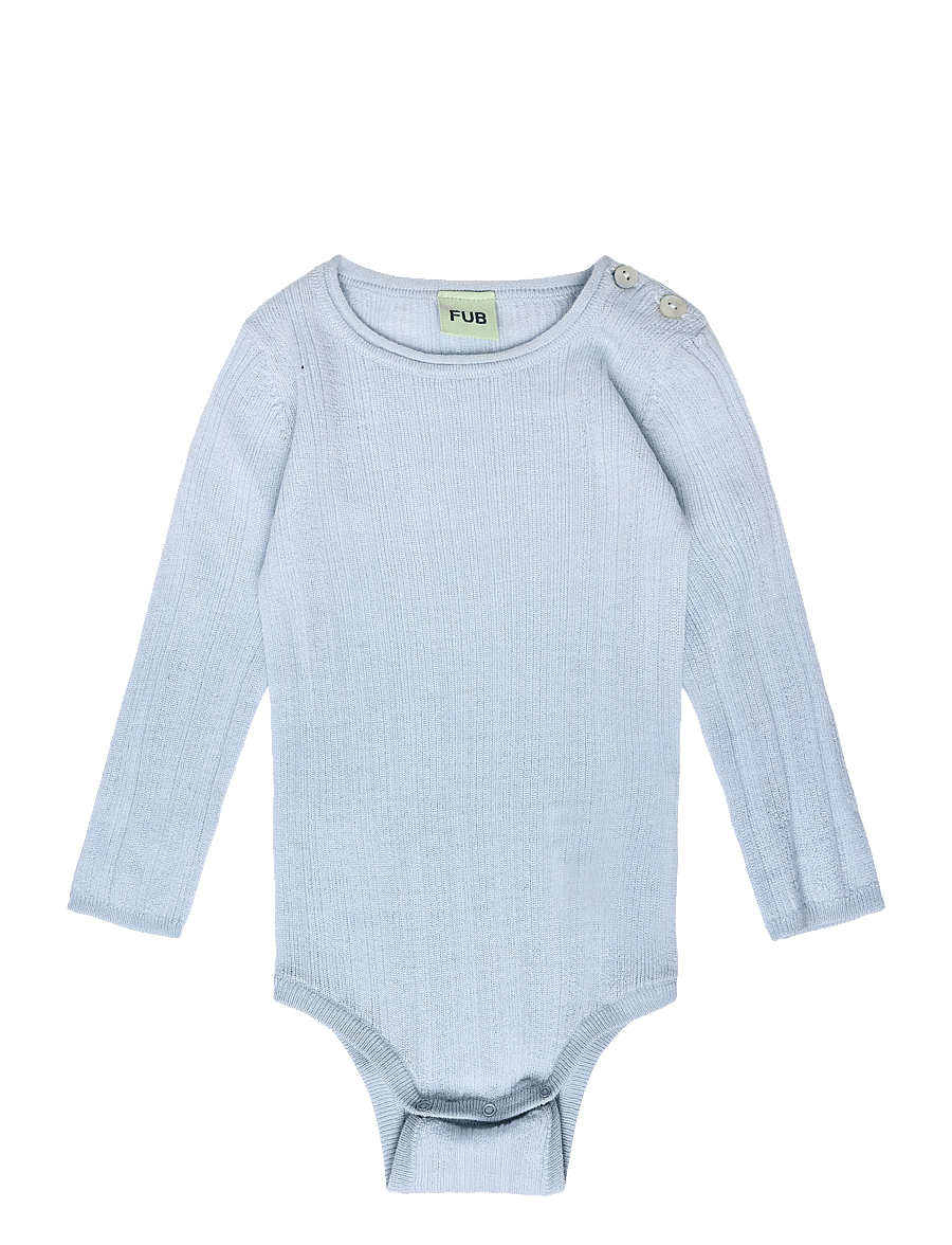 FUB - Baby Rib Body - base layer baby - light blue - 0