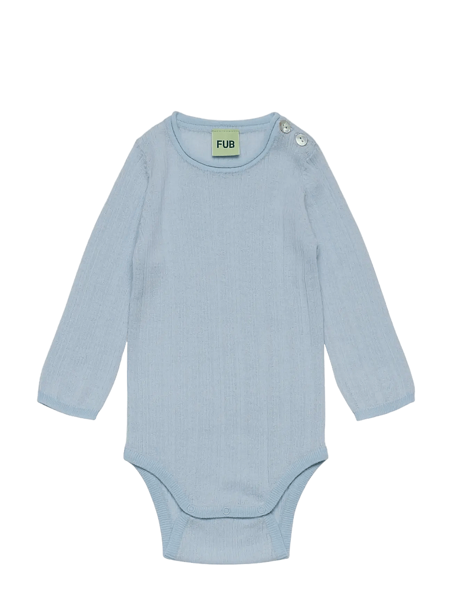 FUB - Baby Rib Body - base layer baby - light blue - 0