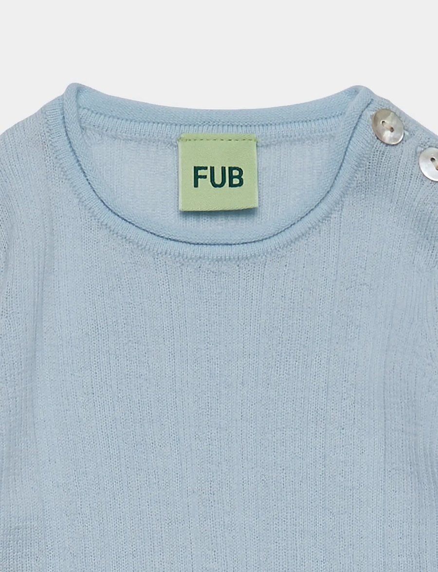 FUB - Baby Rib Body - base layer baby - light blue - 1