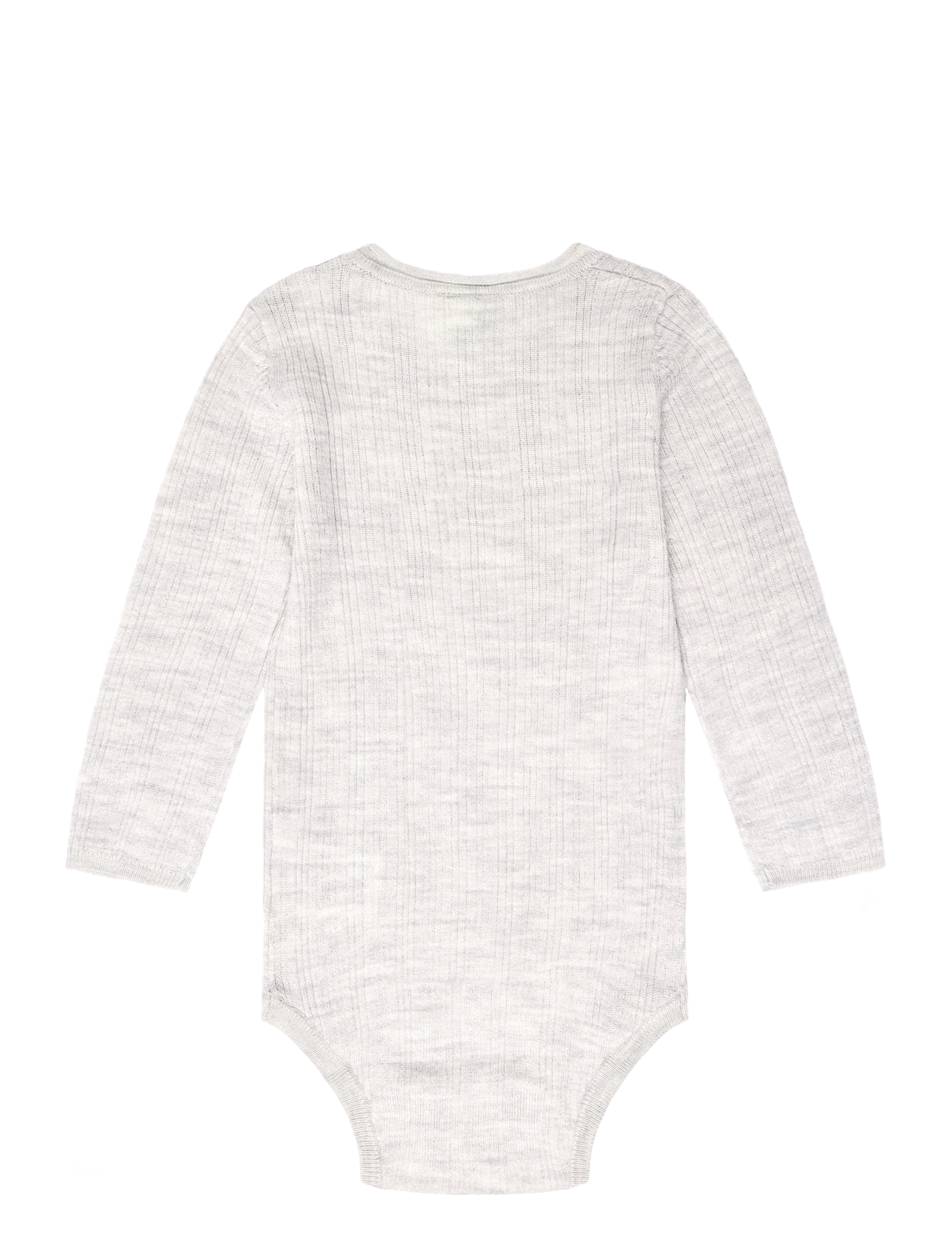 FUB - Baby Rib Body - base layer baby - light grey melange - 1