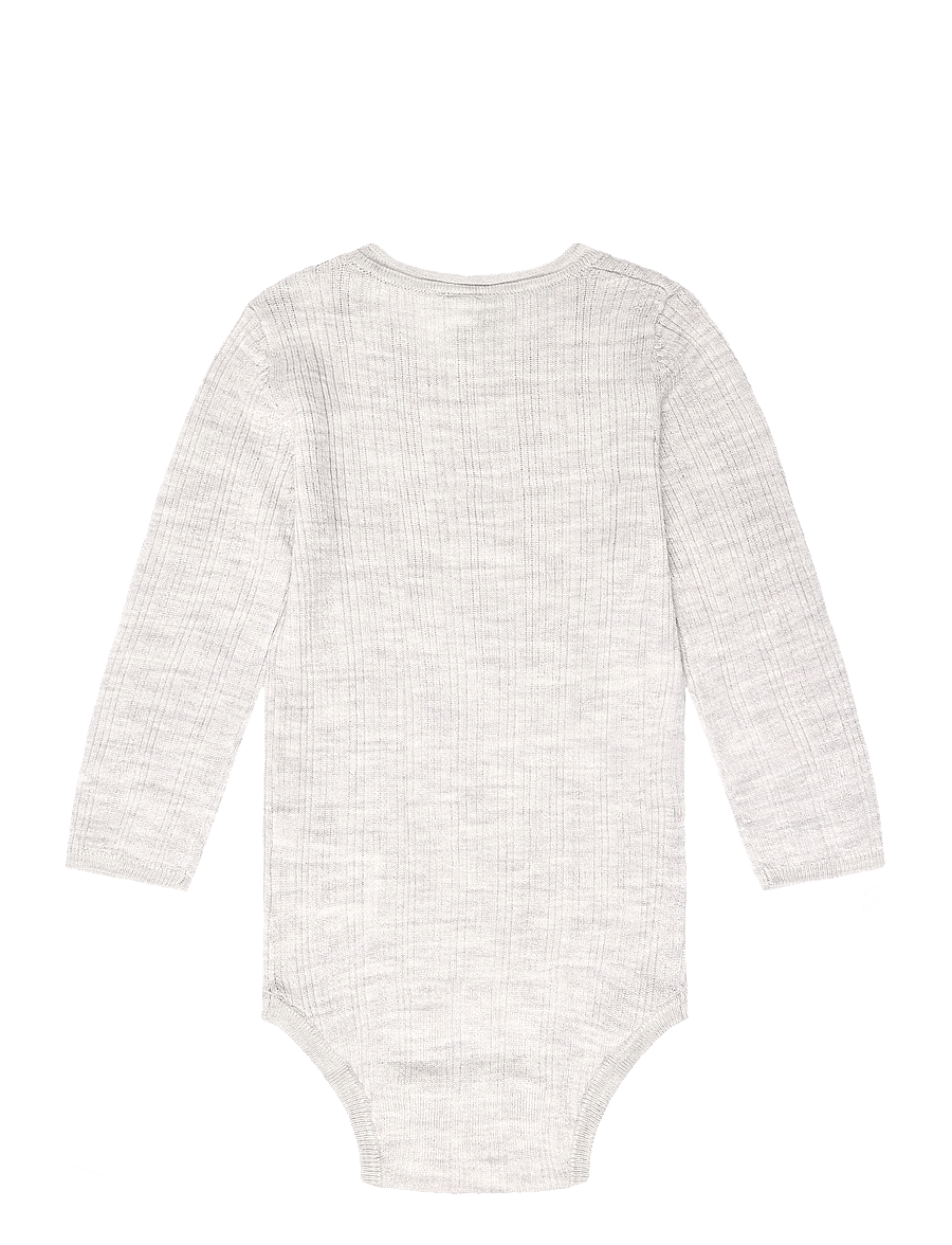 FUB - Baby Rib Body - base layer baby - light grey melange - 1