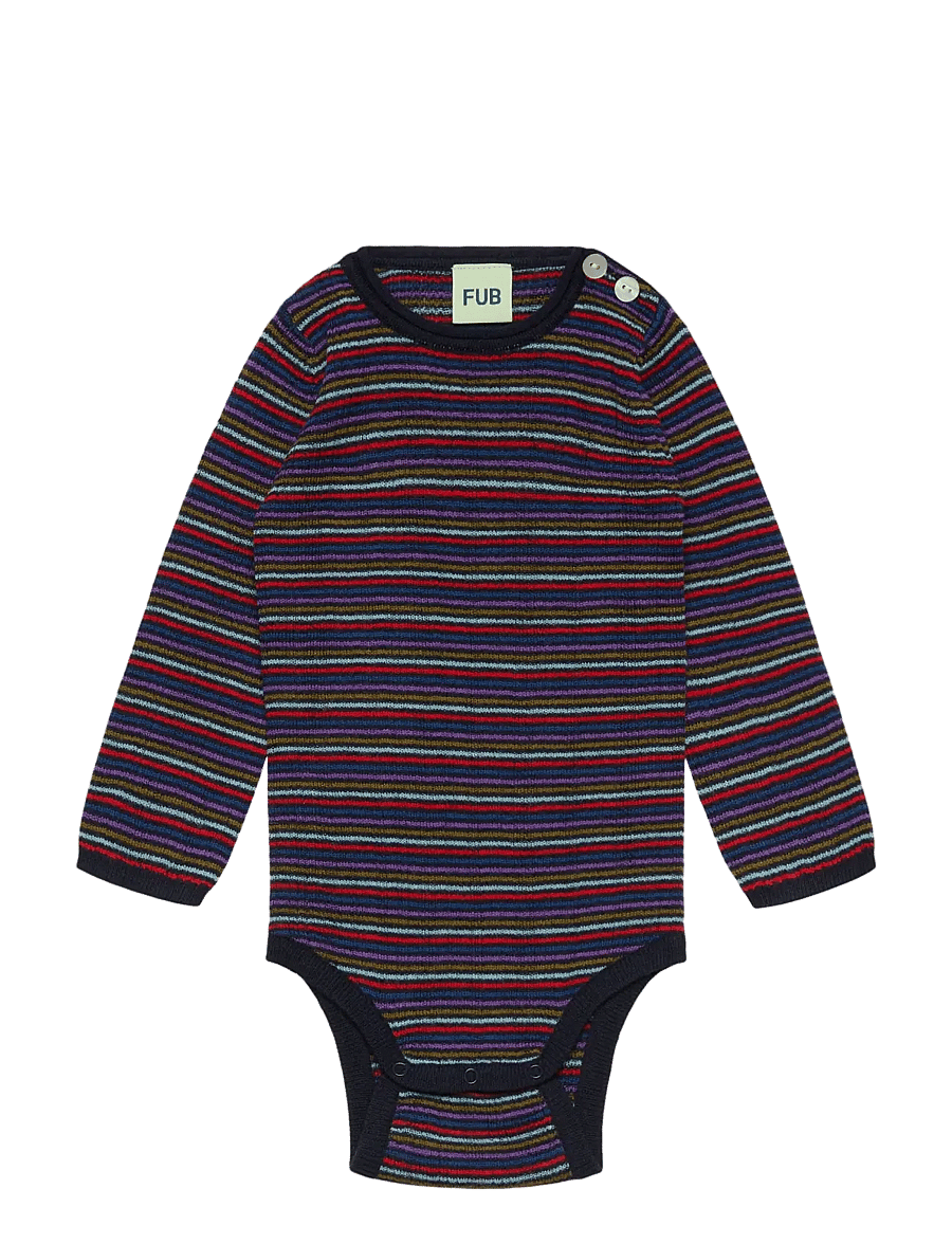 FUB - Baby Rib Body - multi stripe (01) - 0