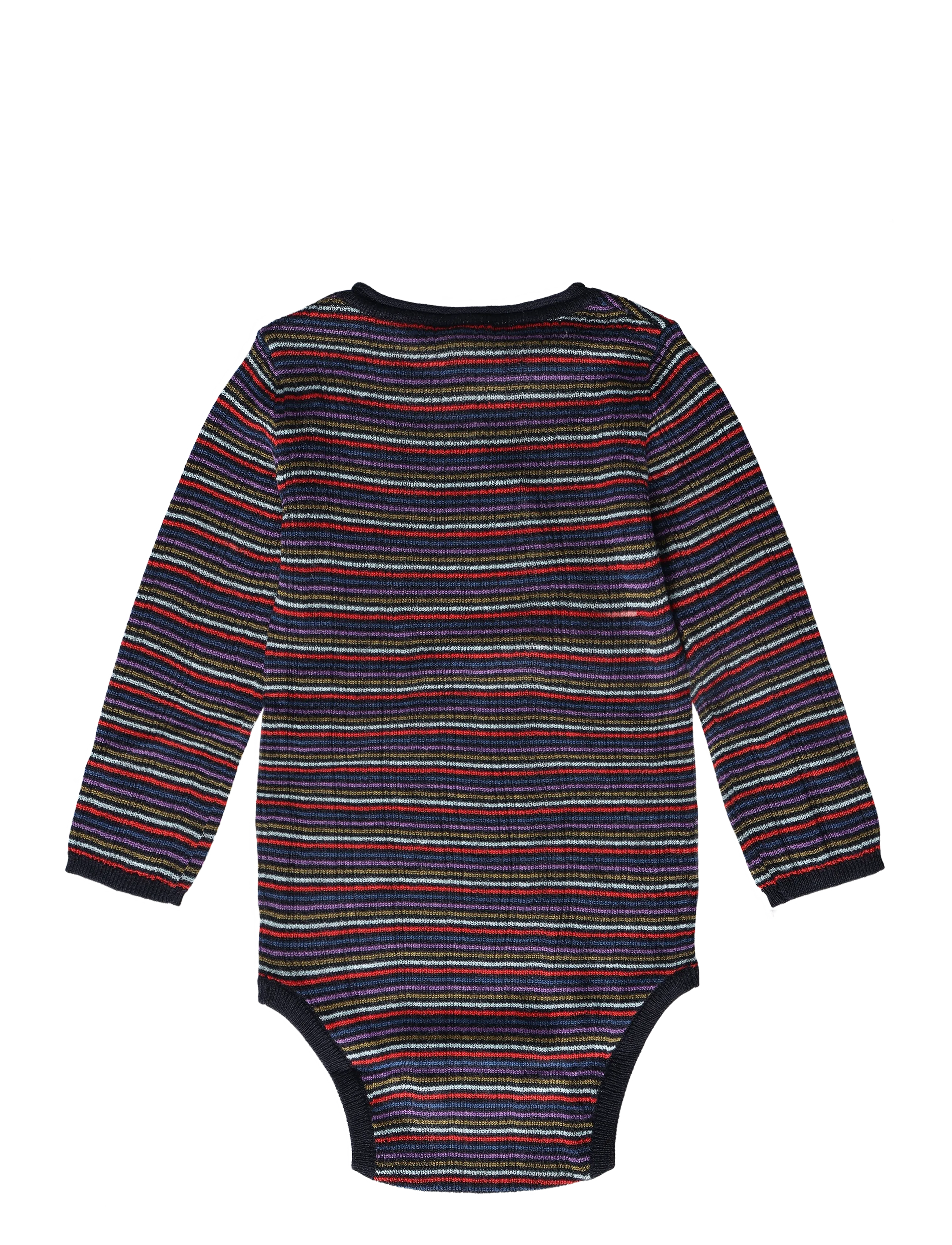 FUB - Baby Rib Body - uldundertøj baby - multi stripe (01) - 1