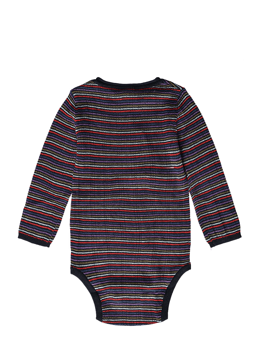 FUB - Baby Rib Body - uldundertøj baby - multi stripe (01) - 1