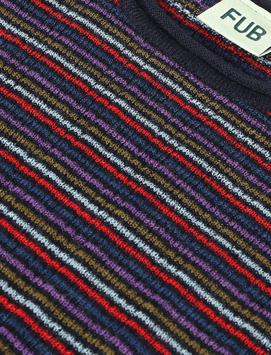 FUB - Baby Rib Body - uldundertøj baby - multi stripe (01) - 2