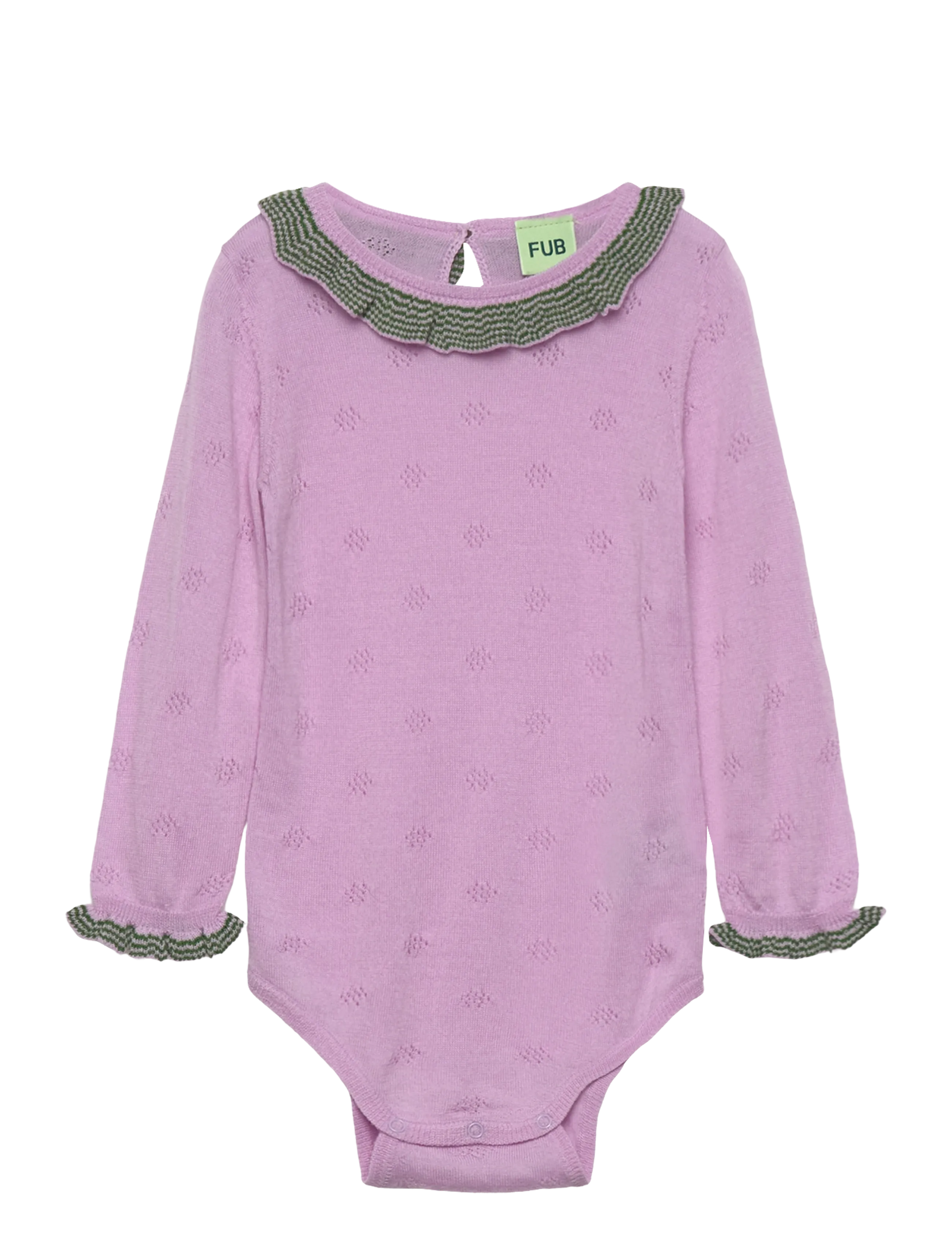 FUB Baby Ruffle Body - Kleidung - IRIS / pink/rose